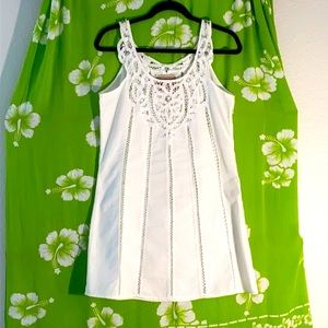 Vintage Free People Battenburg Lace Dress